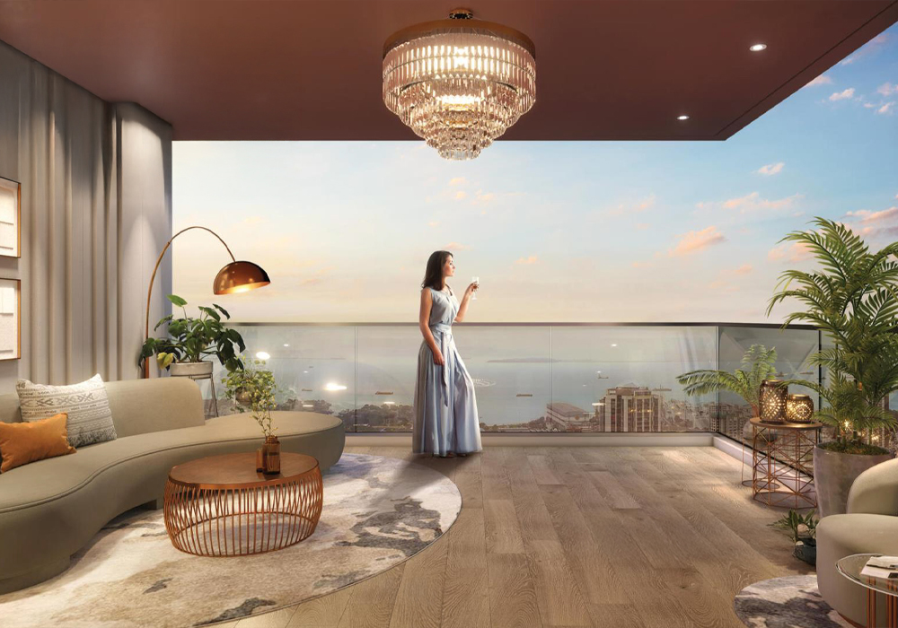 Godrej Global Business City representative living room